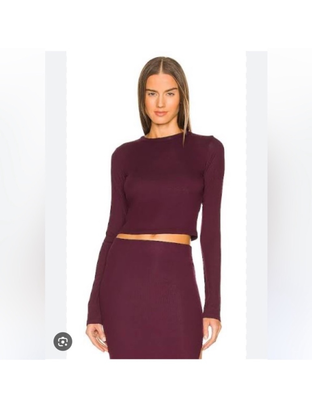 Cotton Citizen Long-Sleeve set in plum
